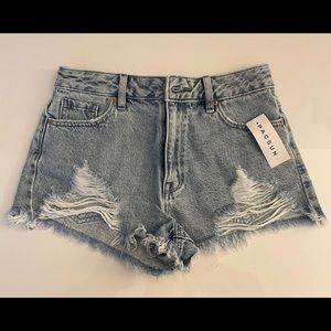 pacsun denim shorts